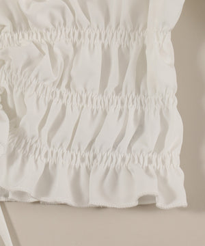 2WAYドロストデザインブラウス