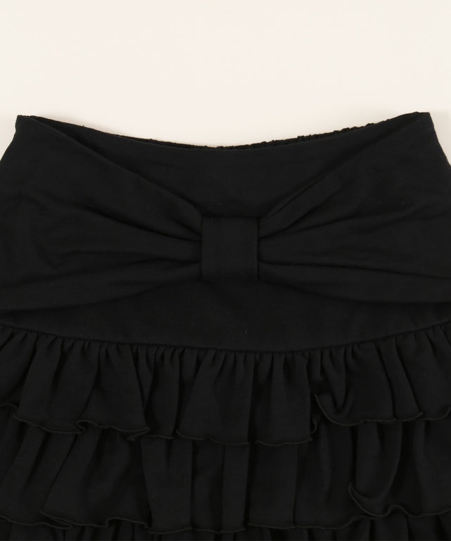 リボンベルトスウェットスカート