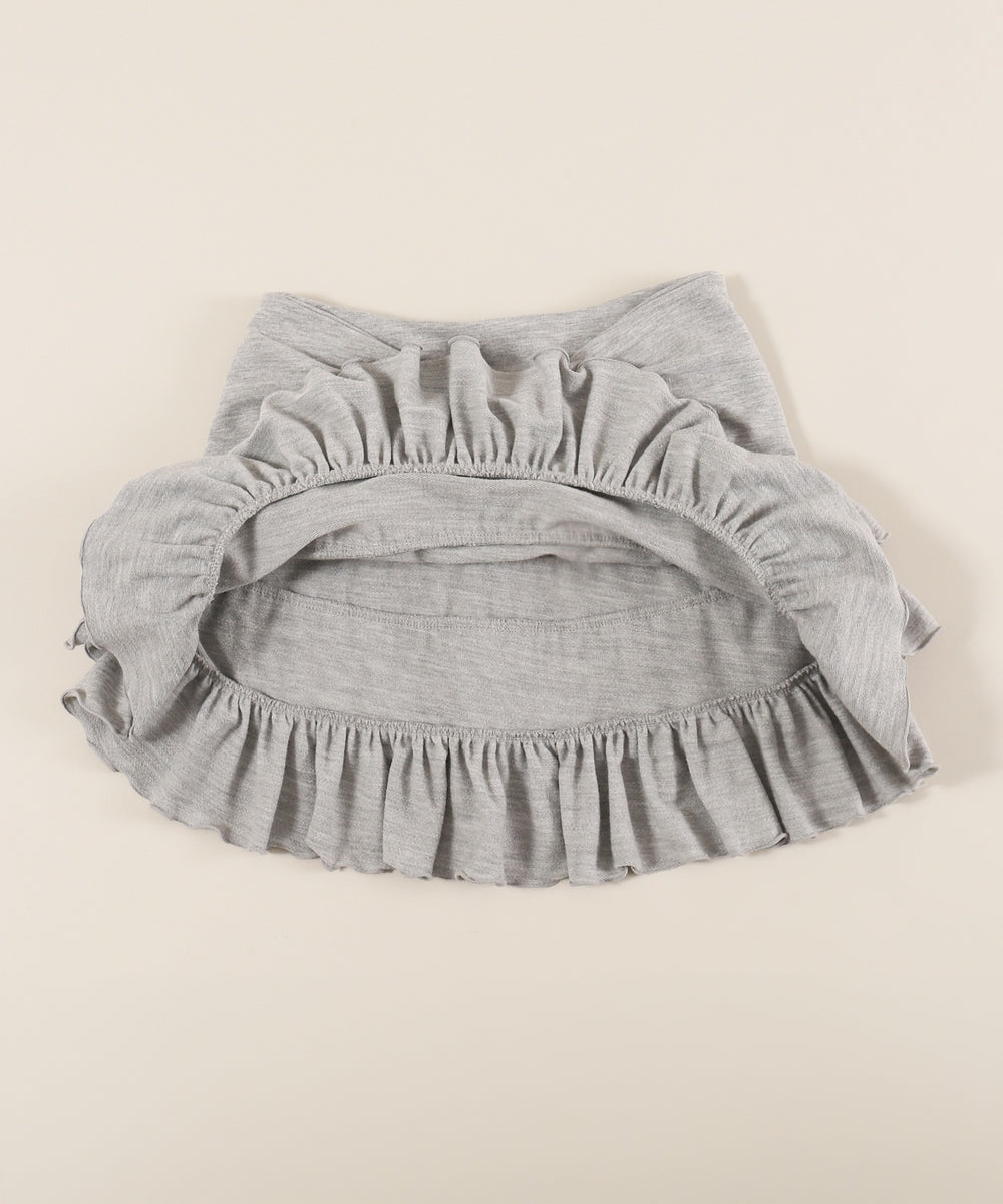 リボンベルトスウェットスカート