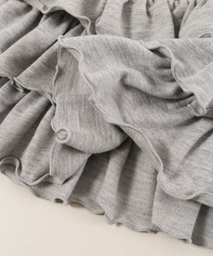 リボンベルトスウェットスカート