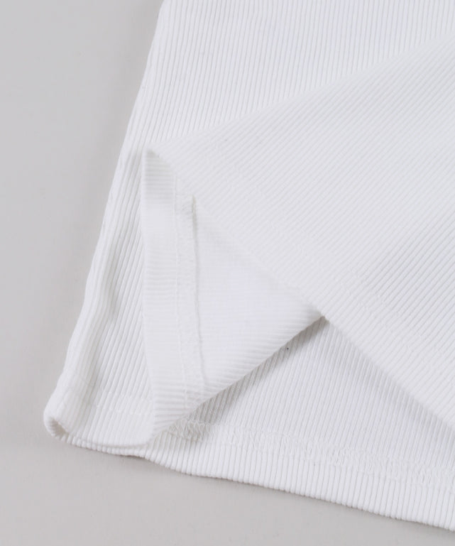 フロントレースアップトップス