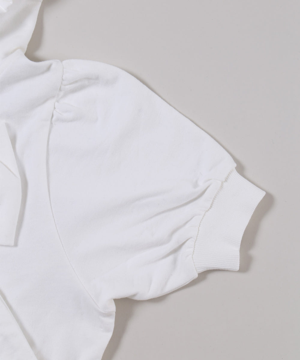 ビッグリボン半袖パーカー