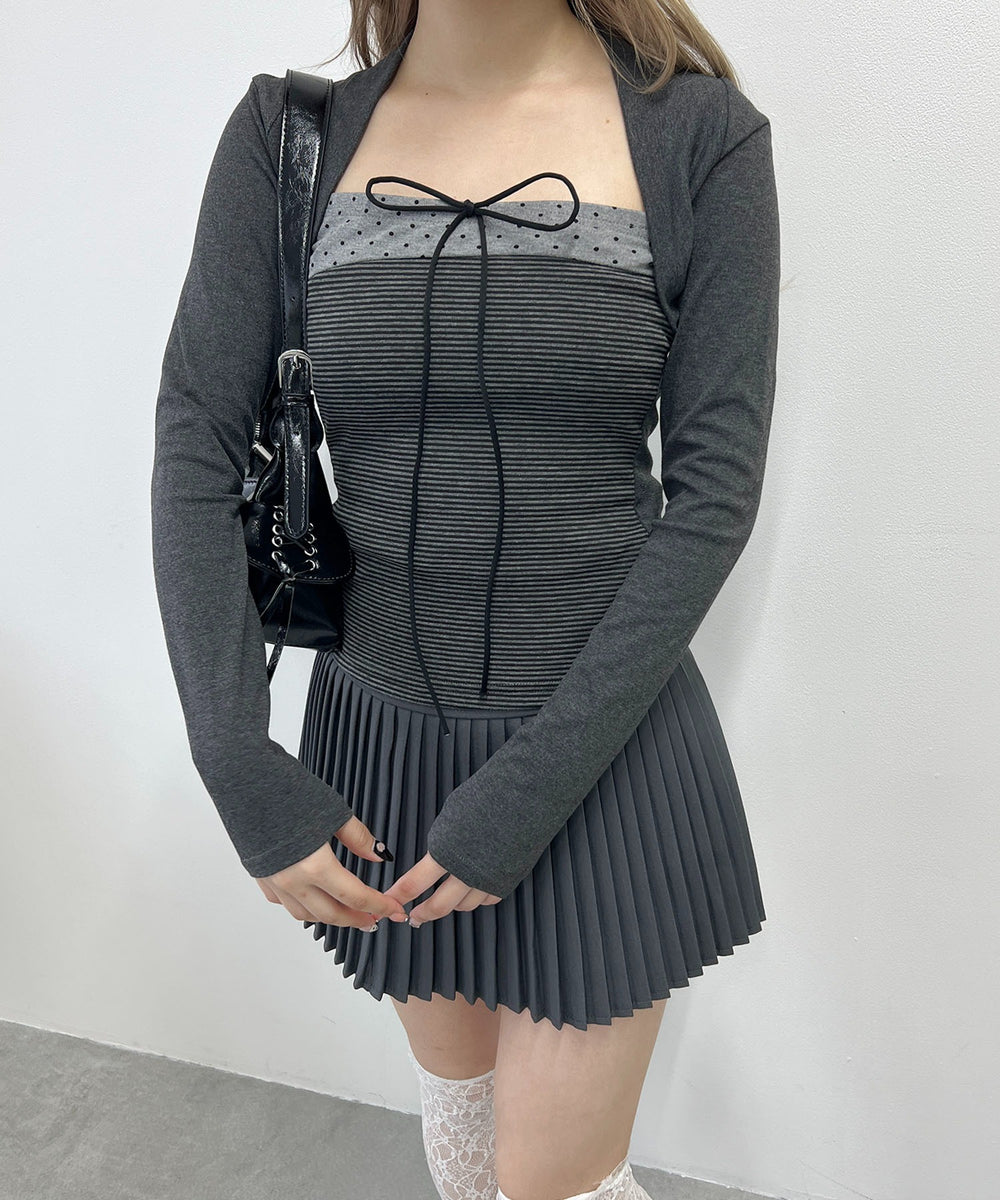 グレー モデル：160㎝ F着用