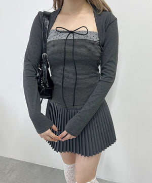 グレー モデル：160㎝ F着用