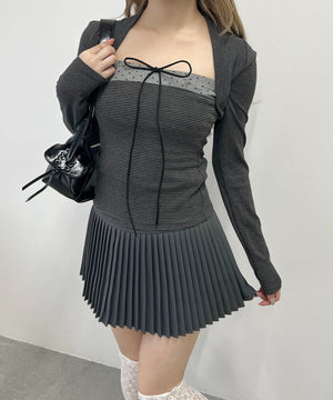 グレー モデル：160㎝ F着用