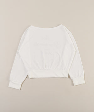 ワンショルメッセージトップス