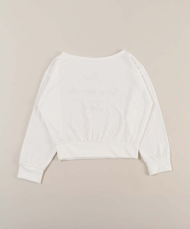 ワンショルメッセージトップス