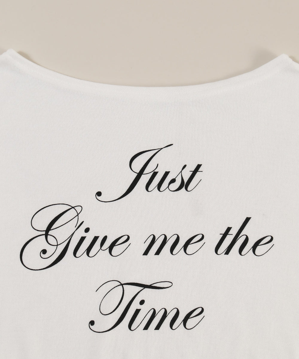 ワンショルメッセージトップス