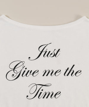 ワンショルメッセージトップス