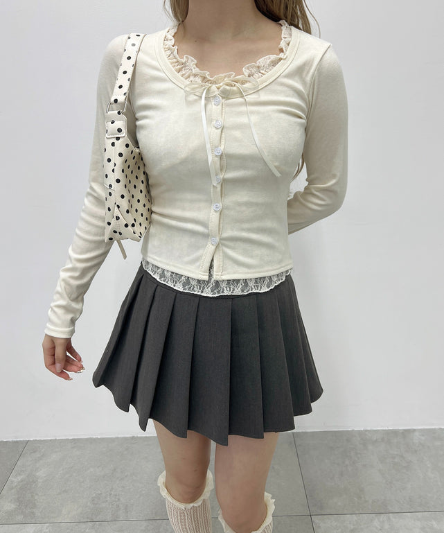 ホワイトアイボリー モデル：160㎝ F着用