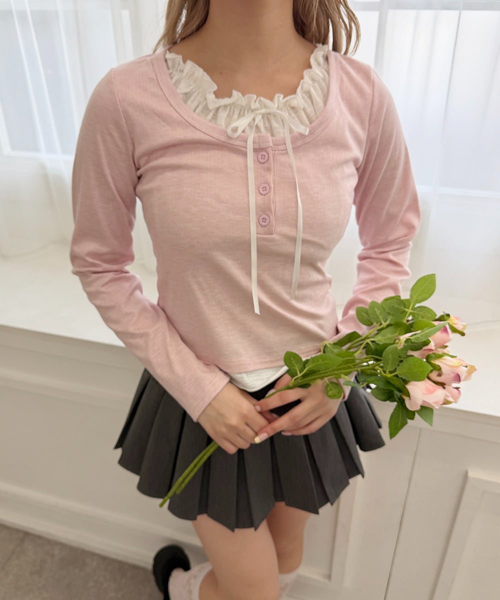 ピンク モデル：160㎝ F着用