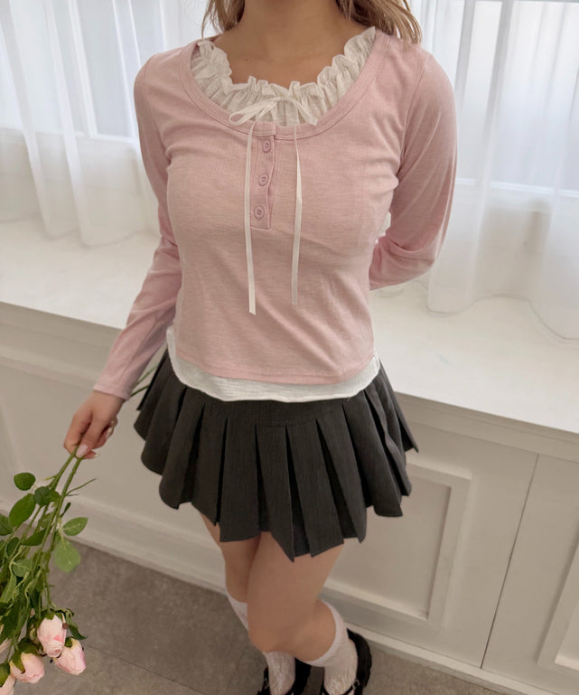 ピンク モデル：160㎝ F着用