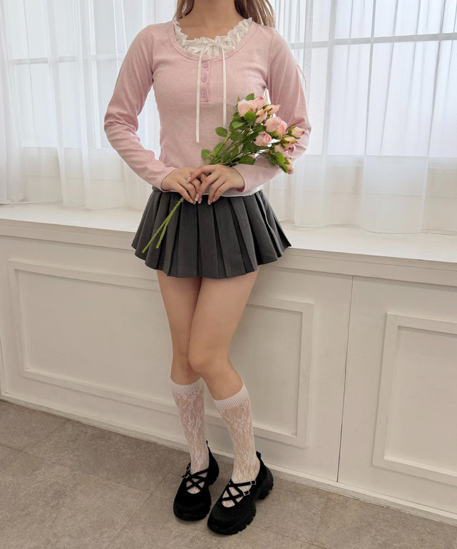 ピンク モデル：160㎝ F着用