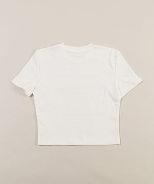 レースデザインチビTシャツ