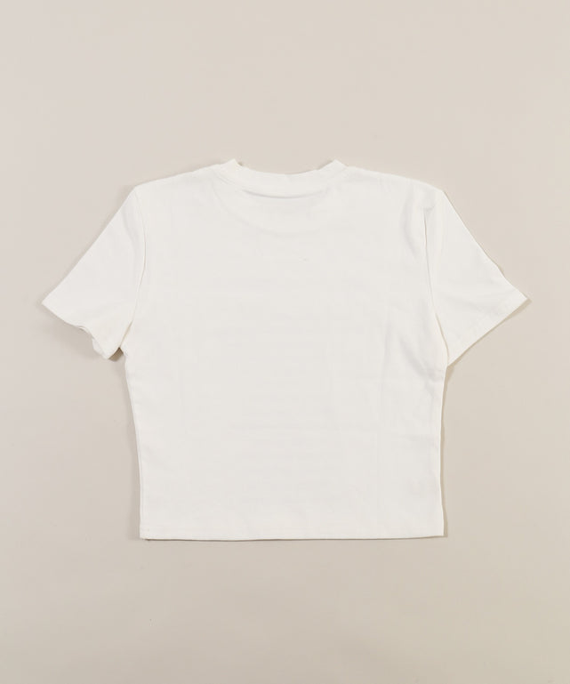 レースデザインチビTシャツ