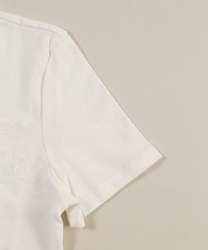 レースデザインチビTシャツ