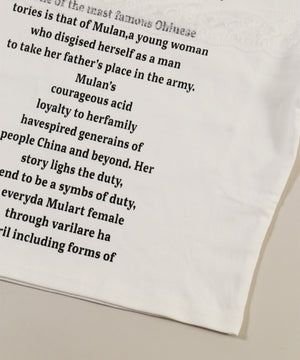 レースデザインチビTシャツ