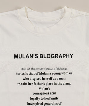 レースデザインチビTシャツ