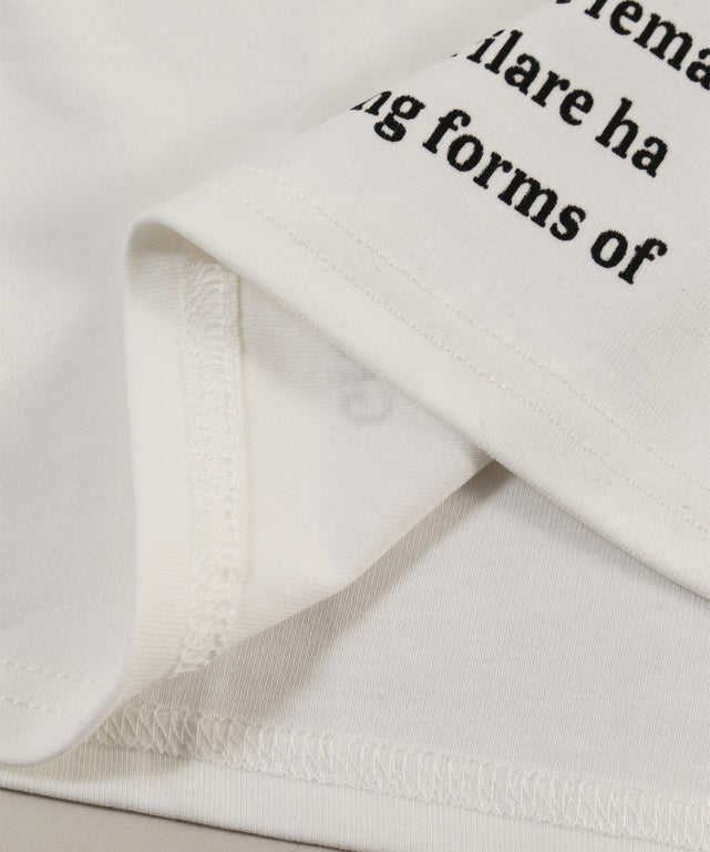 レースデザインチビTシャツ