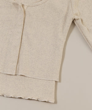 キャミセットコンパクトカーディガン