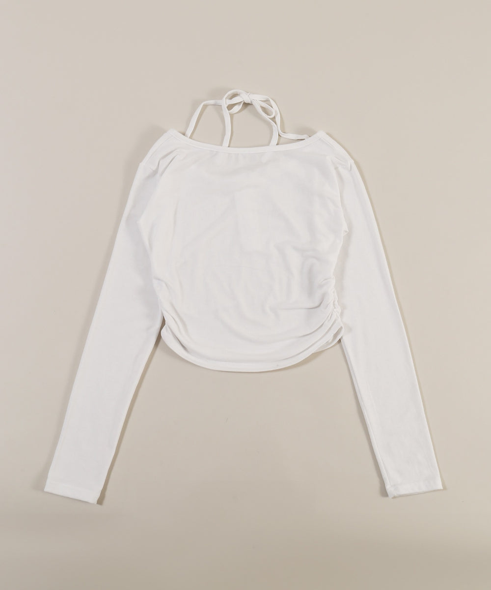 ヘンリーネックチョーカートップス