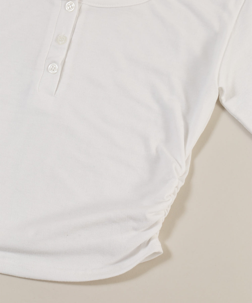 ヘンリーネックチョーカートップス