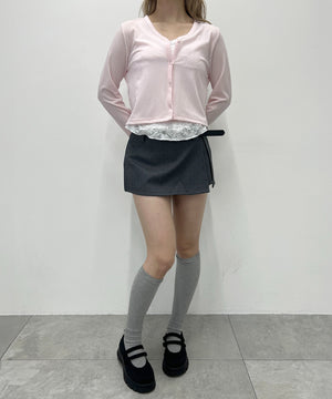 ピンク モデル：160㎝ F着用