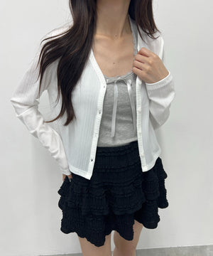 ホワイト モデル：157㎝ F着用