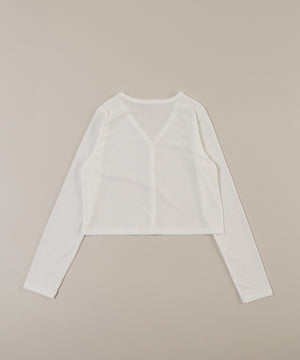 シンプルショートカーディガン