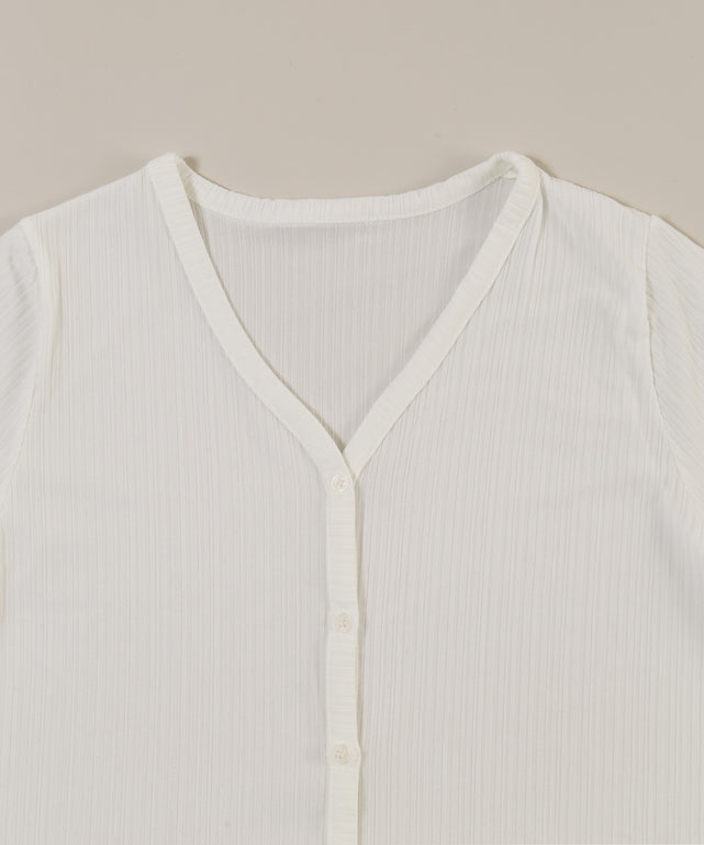 シンプルショートカーディガン