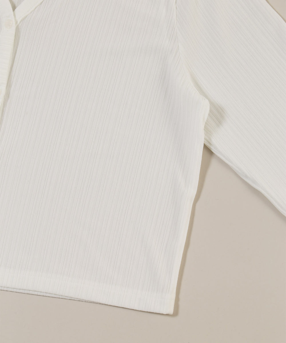 シンプルショートカーディガン