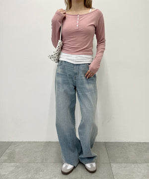 ピンク モデル：160㎝ F着用