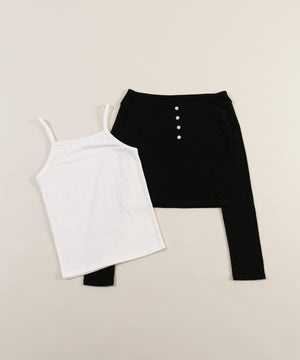 キャミセットヘンリートップス