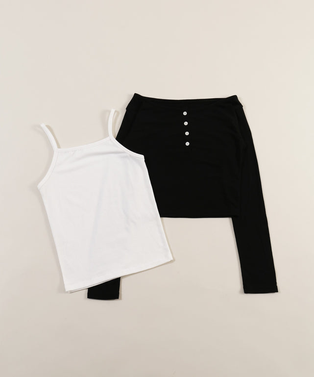 キャミセットヘンリートップス