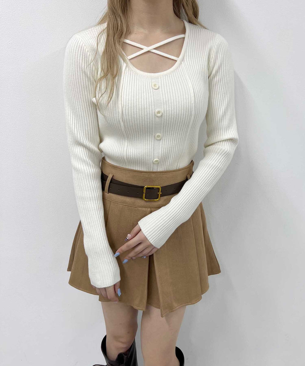 ホワイトアイボリー モデル：160㎝ F着用