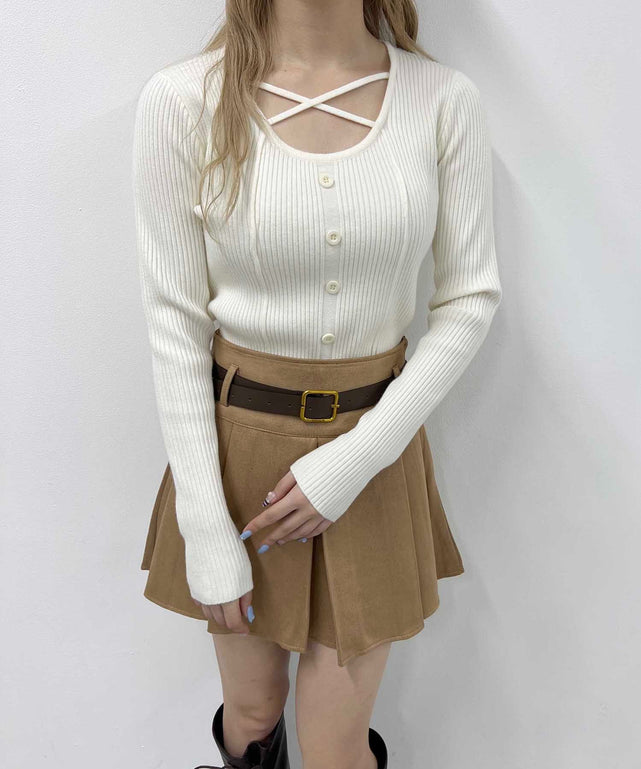 ホワイトアイボリー モデル：160㎝ F着用