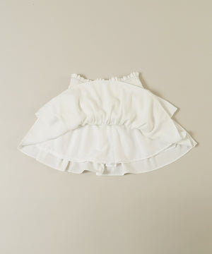 ウエストシャーリングティアードミニスカート