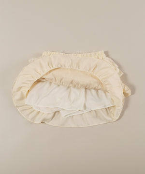 レースコンビフリルミニスカート