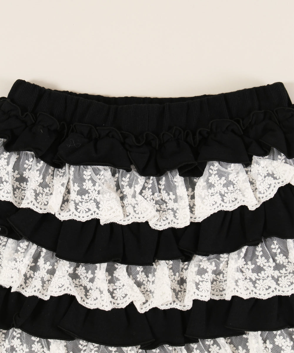 ミニフリルスウェットショートパンツ