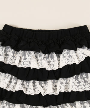 ミニフリルスウェットショートパンツ