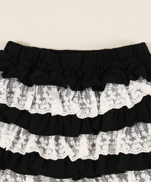 ミニフリルスウェットショートパンツ