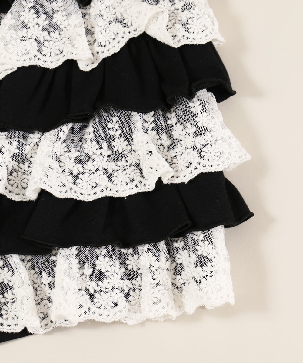 ミニフリルスウェットショートパンツ