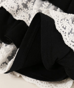 ミニフリルスウェットショートパンツ