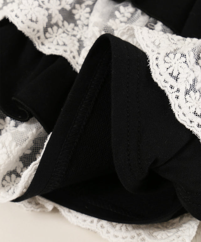 ミニフリルスウェットショートパンツ