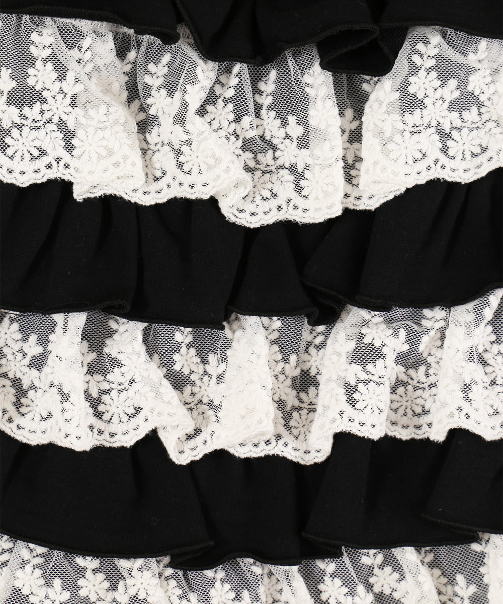 ミニフリルスウェットショートパンツ