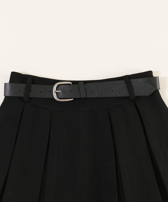 ベルトセットスカートレイヤードショーツ