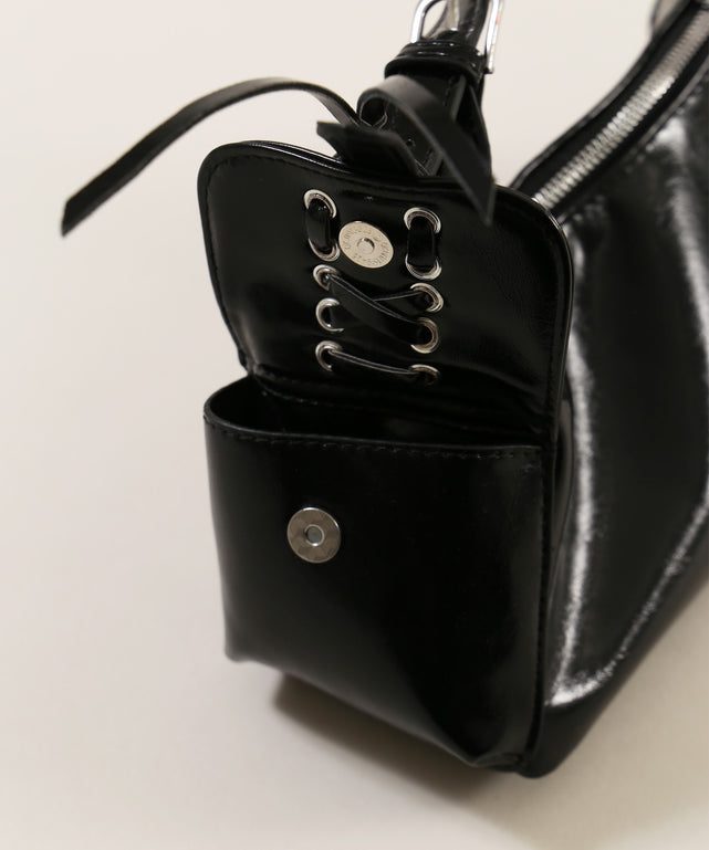 サイドレースアップバッグ