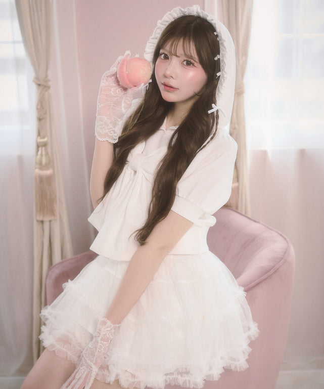 ホワイト モデル：164㎝ F着用