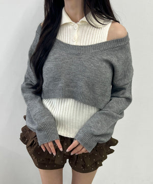 グレー モデル：158㎝ F着用