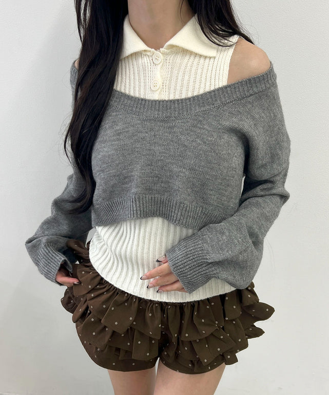 グレー モデル：158㎝ F着用